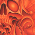 tattoo galleries/ - orange skull 